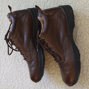 Thad Stuart Brown Leather Rocky Boot (Mid Ankle Casual Shoes) EU 44 = US 10